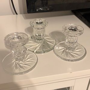 3x pinwheel candle holder